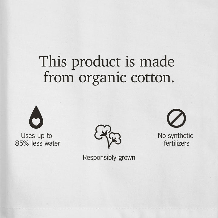 Organic Tea Towel - Idaho, Colorful Skis: Organic Tea Towel