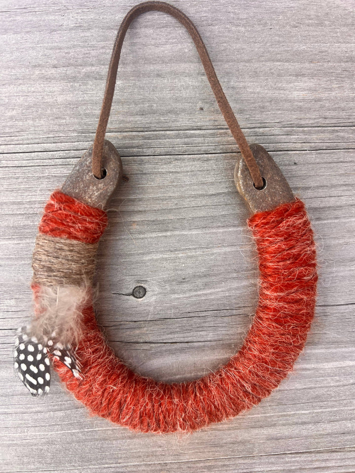 Up-cycled LUCKY horseshoes