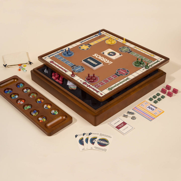 3-in-1 Game Collection: Monopoly, Sorry & Mancala
