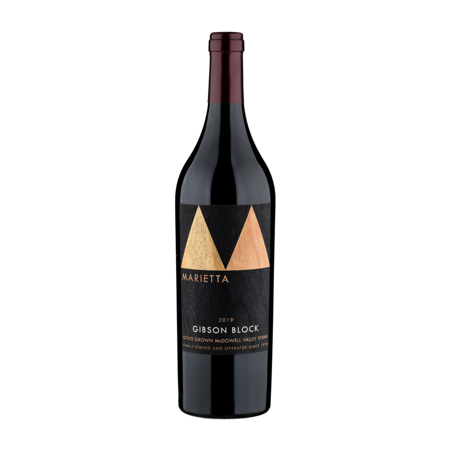 Marietta Gibson Block Syrah bottle