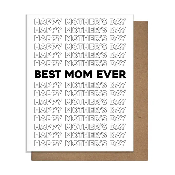 Best Mom Ever Card