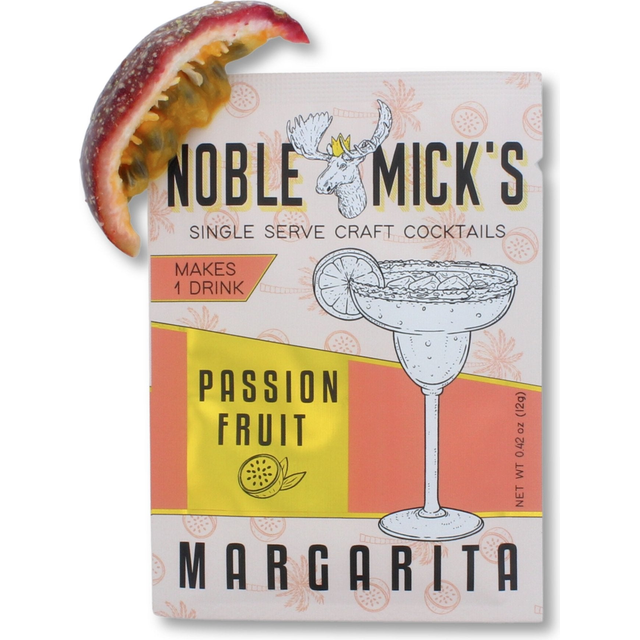 Noble Mick's Passionfruit Margarita single-serve craft cocktail mix