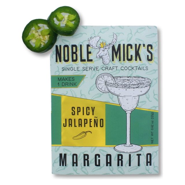 Noble Mick's Spicy Jalapeno Margarita single-serve craft cocktail mix