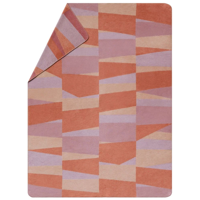 SAVONA Throw "Geometric Shapes" copper — David Fussenegger